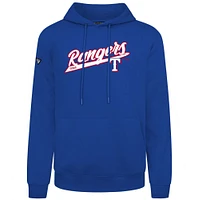 Sweat à capuche en polaire Levelwear Royal Texas Rangers Podium pour homme