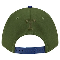 Men's New Era Dark Green Texas Rangers City Feature 9FORTY A-Frame Adjustable Hat