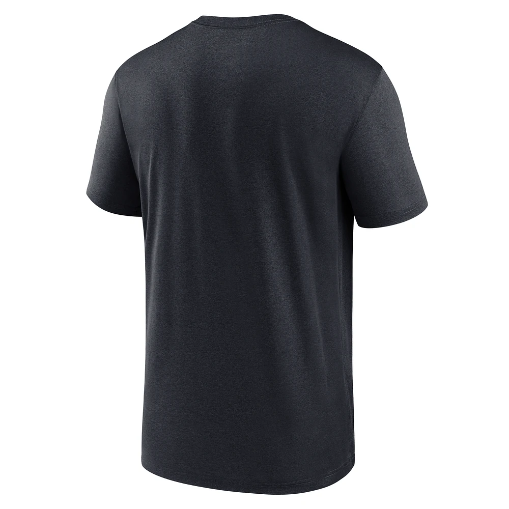 Men's Nike  Black Texas Rangers 2025 City Connect Team Phrase Script Legend Performance T-Shirt