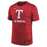 Men's Nike  Red Texas Rangers Authentic Collection Velocity Performance T-Shirt
