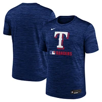 Men's Nike  Royal Texas Rangers Authentic Collection Velocity Performance T-Shirt