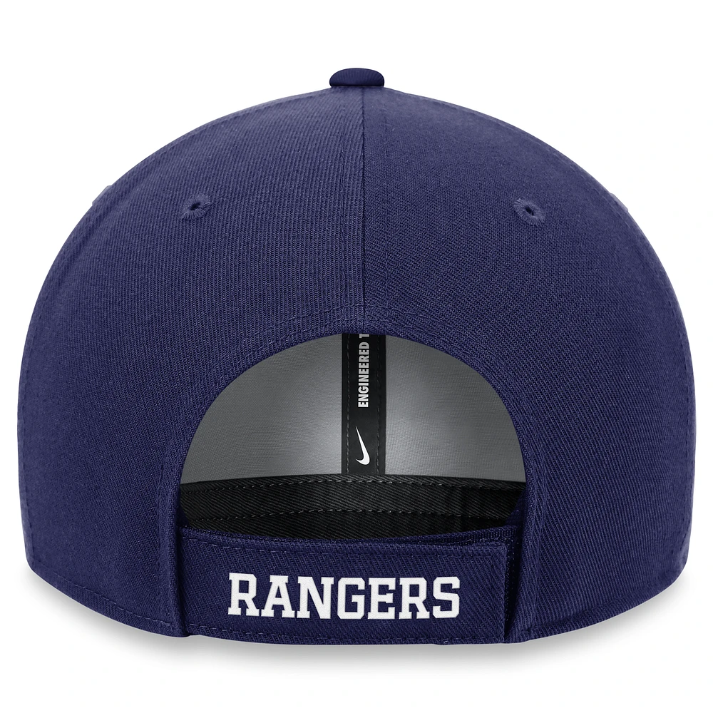 Men's Nike  Royal Texas Rangers Performance Club Adjustable Hat