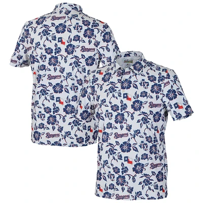 Polo Performance Pua blanc Reyn Spooner des Texas Rangers pour homme