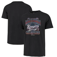 Men's '47 Black Texas Rangers 2023 World Series Champions Big & Tall T-Shirt