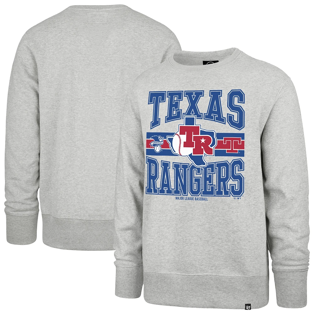 Sweat-shirt à capuche gris Texas Rangers '47 pour homme