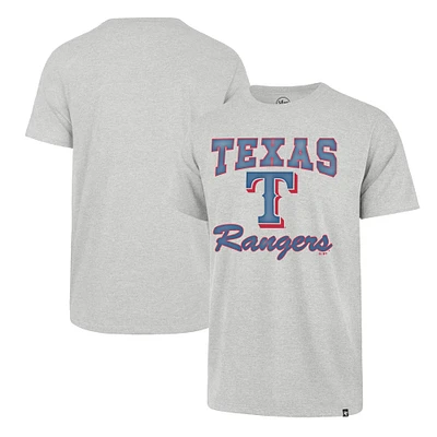 Men's '47 Heather Gray Texas Rangers Sandy Daze Franklin T-Shirt