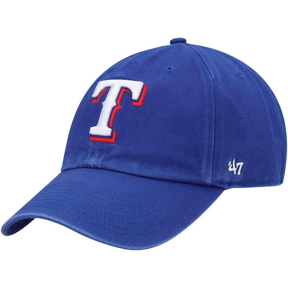 Casquette réglable '47 Royal Texas Rangers Clean Up pour homme