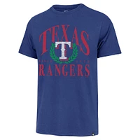 Men's '47 Royal Texas Rangers Pitchout Franklin T-Shirt