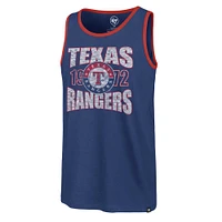 Men's '47 Royal Texas Rangers Upload Franklin Tank Top