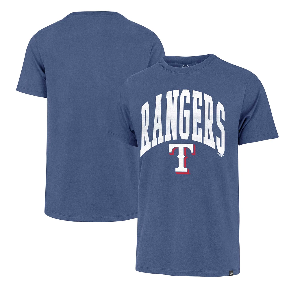 T-shirt pour hommes '47 Royal Texas Rangers Win Franklin