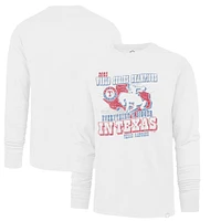 T-shirt à manches longues pour hommes '47 White Texas Rangers 2023 Champions des séries éliminatoires locales Franklin