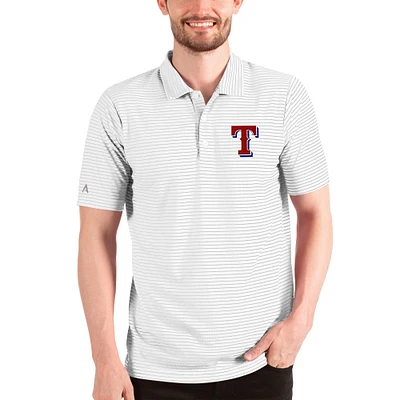 Polo Esteem blanc pour homme des Texas Rangers d'Antigua