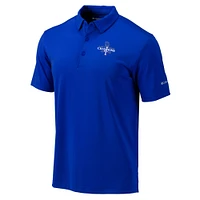 Men's Columbia Royal Texas Rangers 2023 World Series Champions Omni-Wick Drive Polo