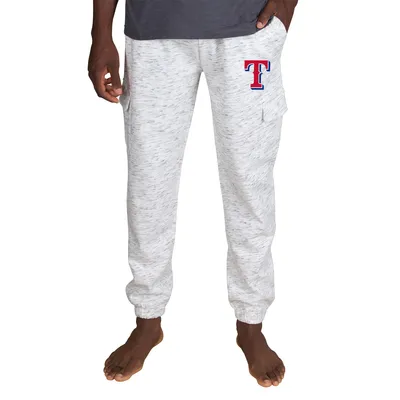 Texas Rangers Concepts Sport Alley Fleece Cargo Pants - White