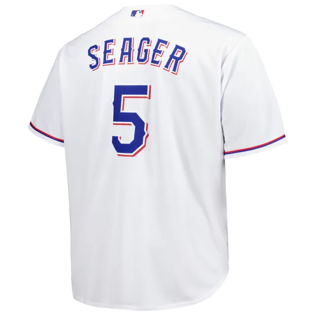 Corey Seager Red Texas Rangers Caricature Tri Blend T Shirt - Limotees