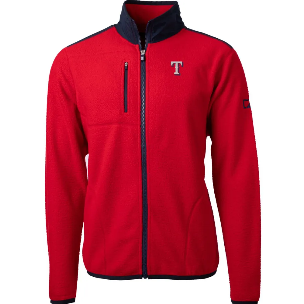 Men's Cutter & Buck Black Texas Tech Red Raiders Big Tall Adapt Eco Knit Quarter-Zip Pullover Jacket