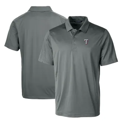 Texas Rangers Cutter & Buck Prospect Textured Stretch Big Tall Polo