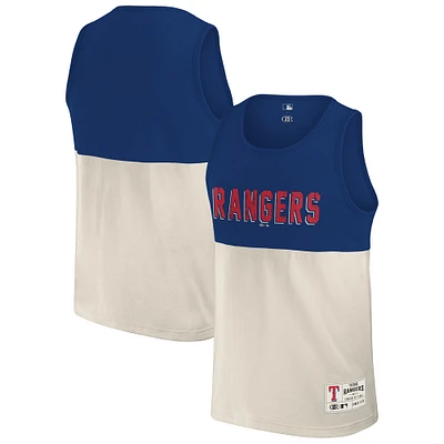 Débardeur color block de la collection Darius Rucker pour hommes par Fanatics Royal Texas Rangers