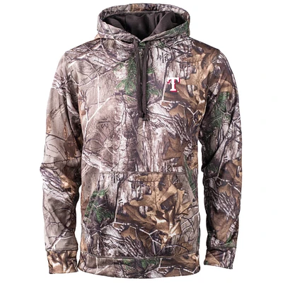 Men's Dunbrooke Camo Texas Rangers Champion Realtree Pullover Hoodie