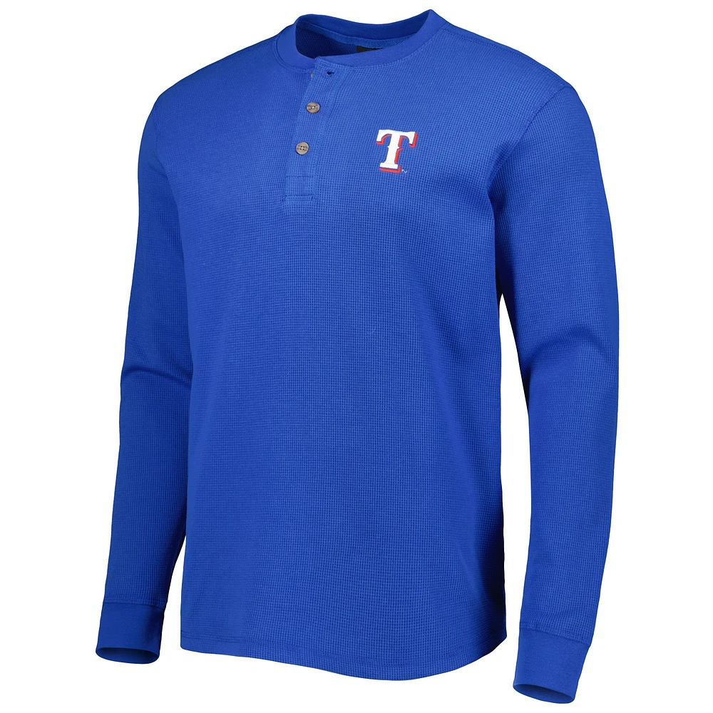 Men's Dunbrooke Texas Rangers Royal Maverick Long Sleeve T-Shirt