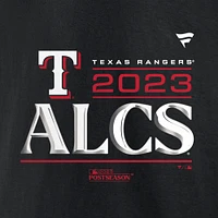 T-shirt noir Fanatics pour hommes des Texas Rangers 2023 Division Series Winner Locker Room