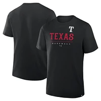 Men's Fanatics Black Texas Rangers Color Pop Legacy Clubhouse T-Shirt