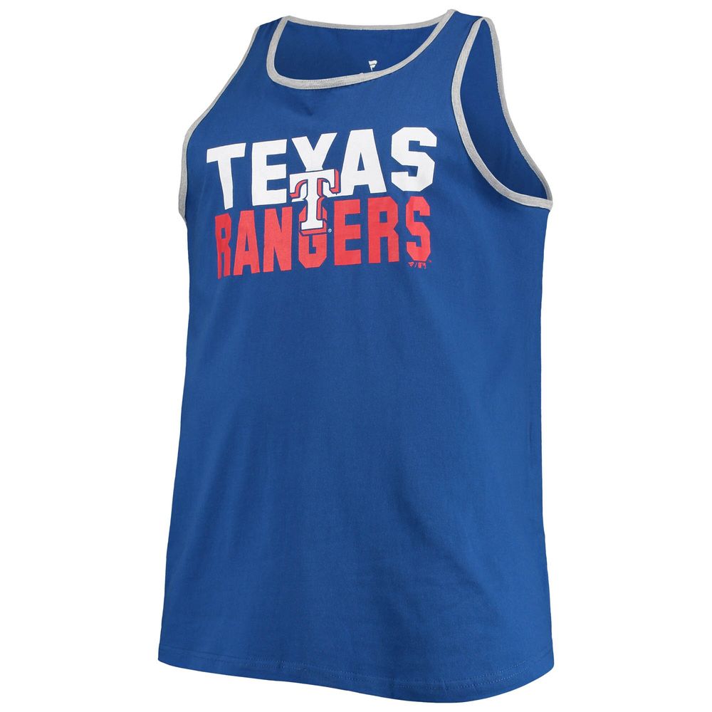 Men's Royal Texas Rangers Big & Tall Jersey Muscle Tank Top