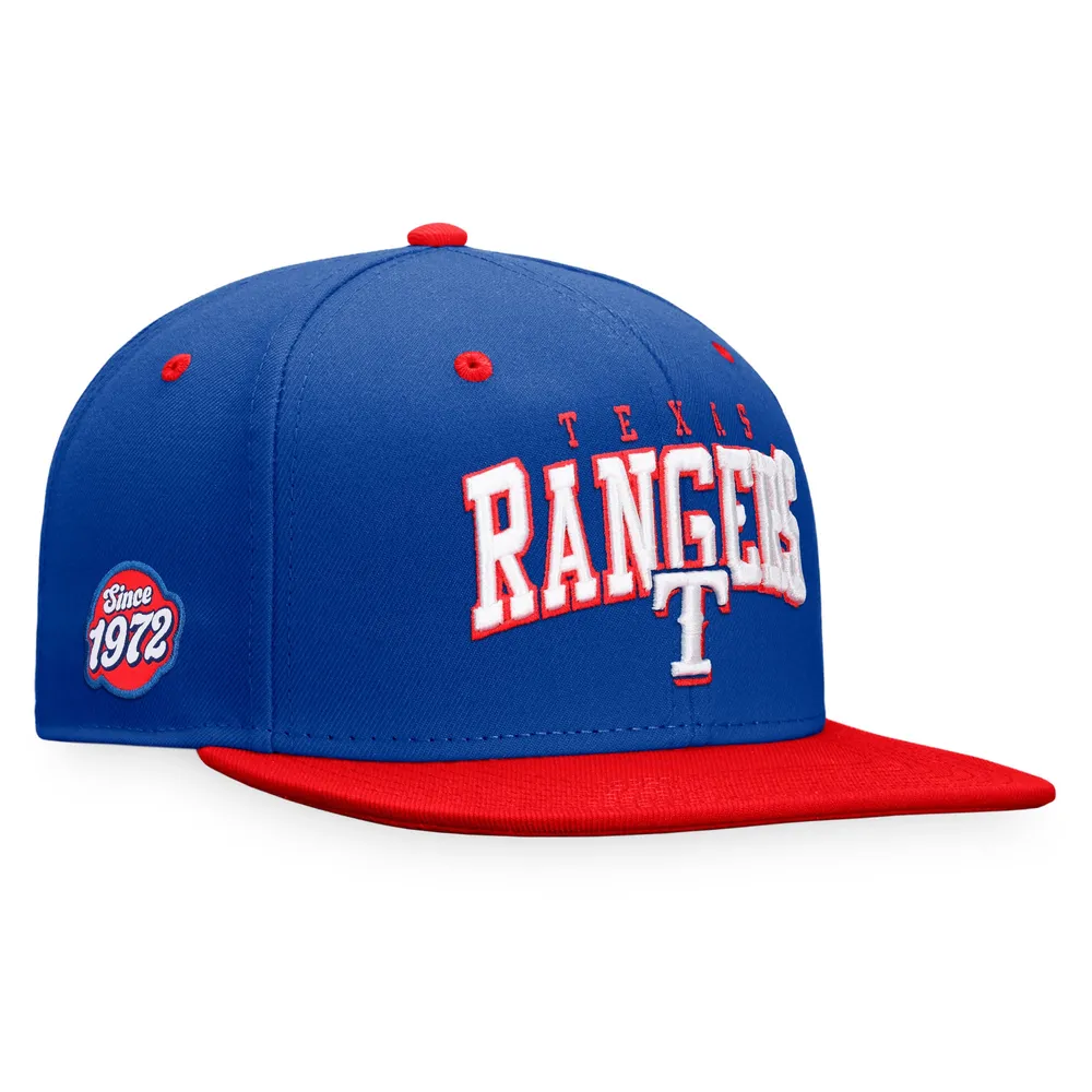 Lids Texas Rangers Fanatics Branded Iconic Lock Up Snapback Hat