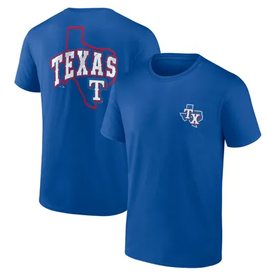 Men's Texas Rangers Josh Hamilton Majestic Royal Official Name and Number  T-Shirt