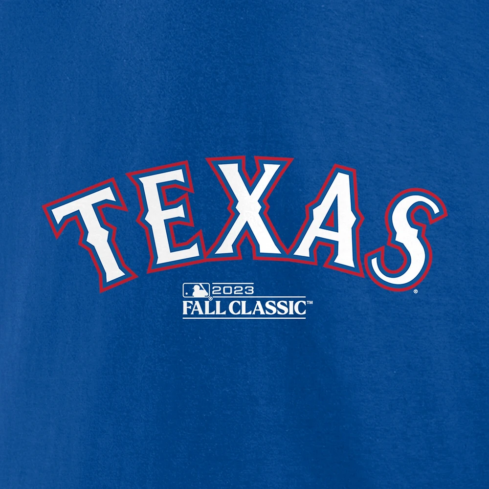 Fanatics Corey Seager Royal Texas Rangers 2023 American League Champions Nom et numéro du joueur T-shirt pour hommes