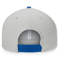 Men's Fanatics Gray/Royal Texas Rangers Glory Days Two-Tone Snapback Hat