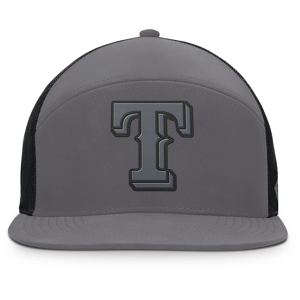 Men's Fanatics Gray Texas Rangers Fairweather Adjustable Hat