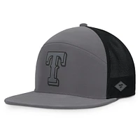 Casquette snapback Fairweather Performance pour hommes Fanatics gris Texas Rangers