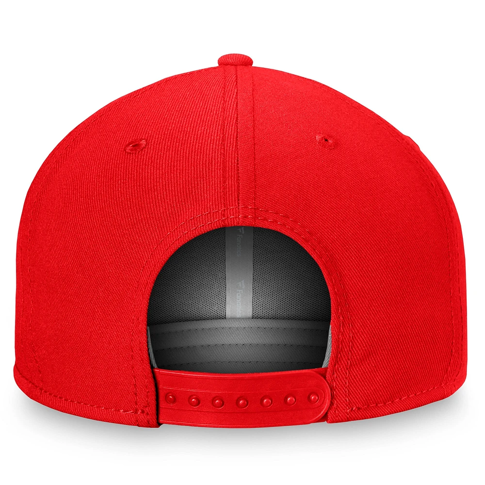 Men's Fanatics Red Texas Rangers Core Adjustable Hat
