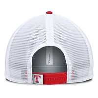 Casquette Snapback en mousse fondamentale pour hommes Fanatics Royal/White Texas Rangers