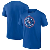 Men's Fanatics Royal Texas Rangers 2023 World Series Champions Stealing Home T-Shirt