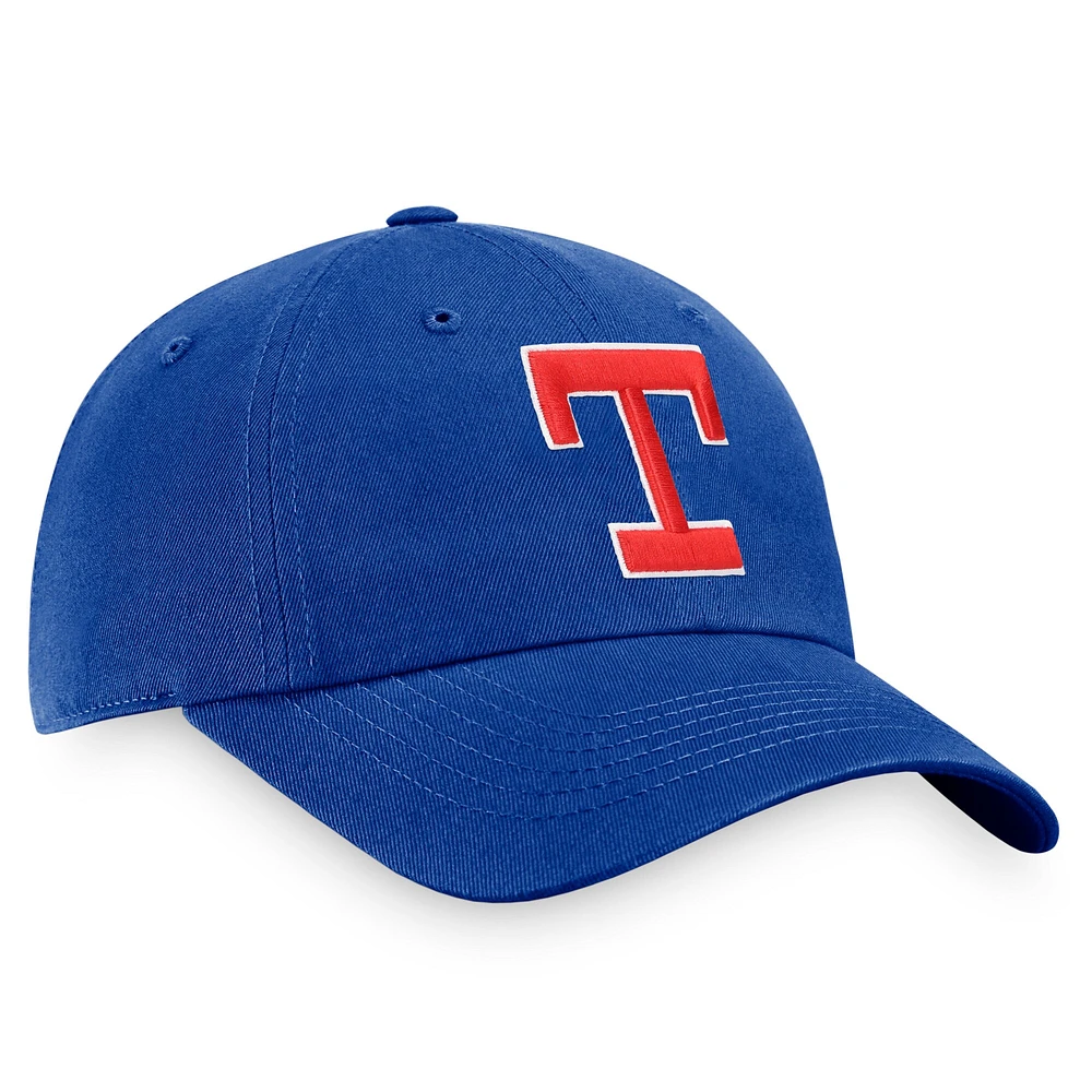 Men's Fanatics Royal Texas Rangers Cooperstown Collection Core Adjustable Hat