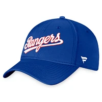 Men's Fanatics Royal Texas Rangers Cooperstown Core Flex Hat