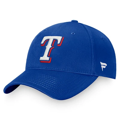 Men's Fanatics Royal Texas Rangers Core Adjustable Hat