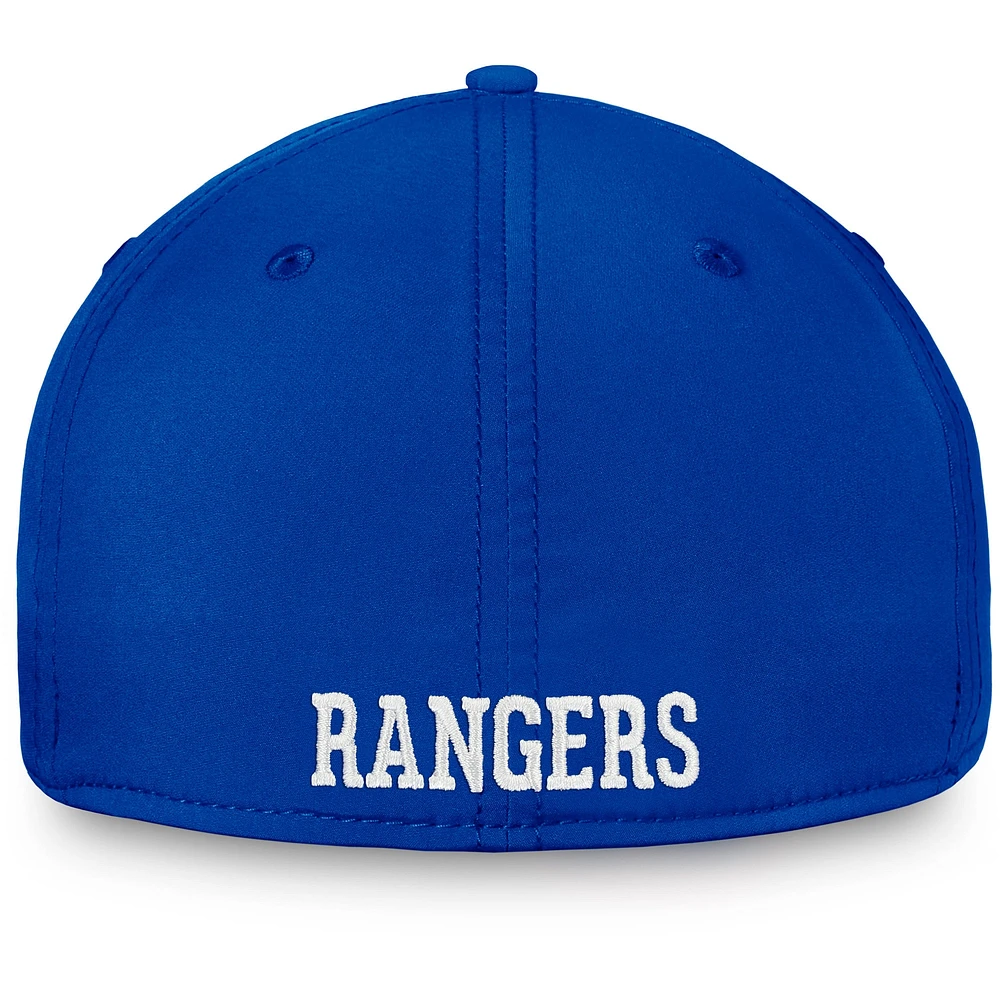 Casquette Fanatics Royal Texas Rangers Core Flex pour hommes