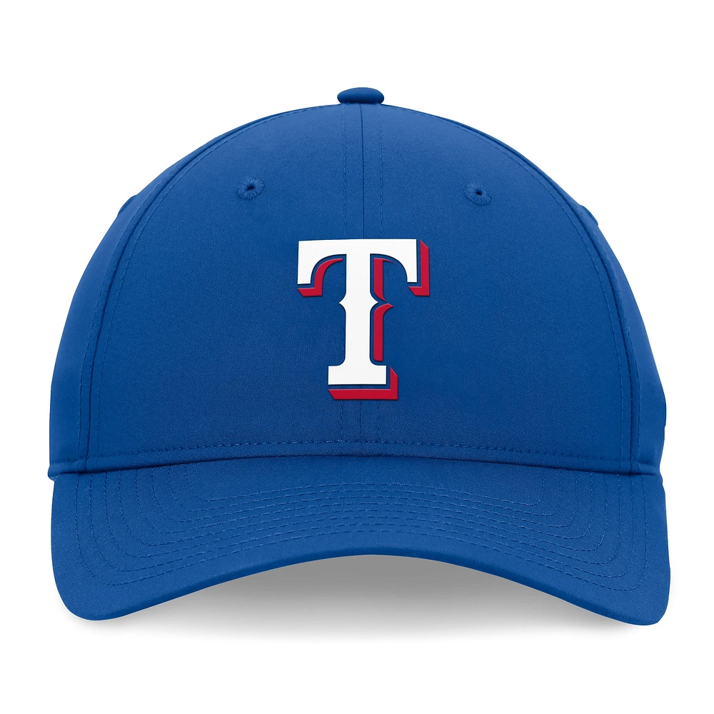 Casquette réglable non structurée Ripstop Fanatics Royal Texas Rangers Front Office pour hommes