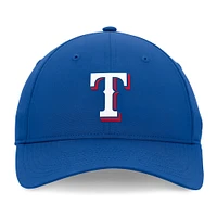 Casquette réglable non structurée Ripstop Fanatics Royal Texas Rangers Front Office pour hommes