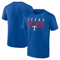 T-shirt difficile à battre des Royal Texas Rangers Fanatics pour hommes