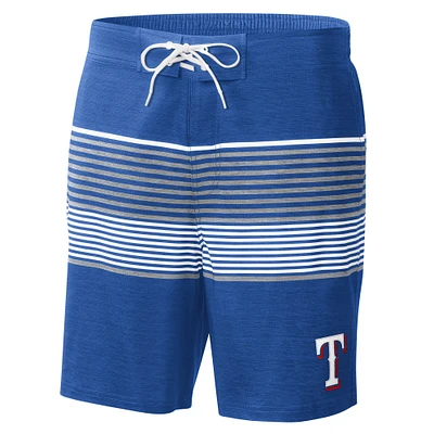 Men's G-III Sports by Carl Banks  Royal Texas Rangers Coastline Volley Swim Shorts