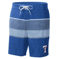 Men's G-III Sports by Carl Banks  Royal Texas Rangers Coastline Volley Swim Shorts