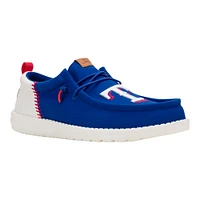 Men's Hey Dude Royal Texas Rangers Wally Casual Shoes