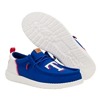 Men's Hey Dude Royal Texas Rangers Wally Casual Shoes