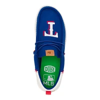 Men's Hey Dude Royal Texas Rangers Wally Casual Shoes