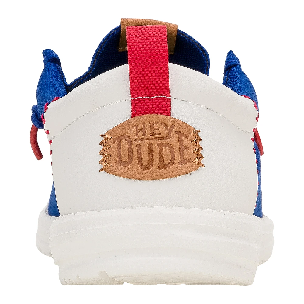 Men's Hey Dude Royal Texas Rangers Wally Casual Shoes