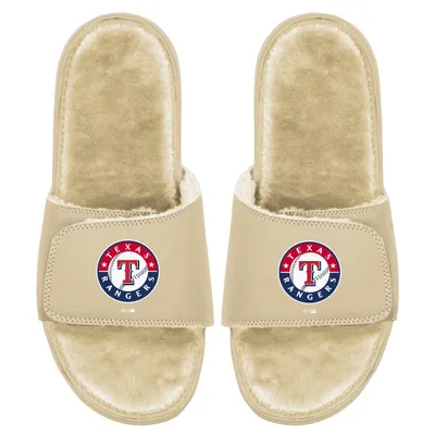 Texas Rangers ISlide Dune Faux Fur Slide Sandals - Tan